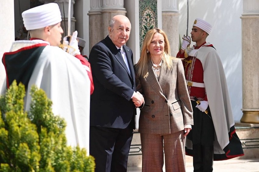 ميلوني في الجزائر