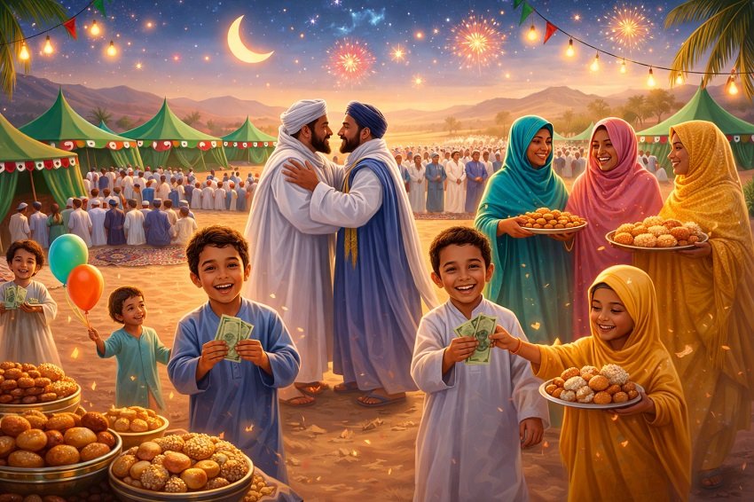 عيد الفطر في الصحراء الغربية