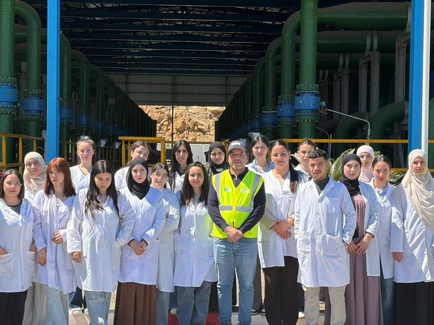 1-9 طلبة بجاية يكتشفون أسرار تحلية المياه بمحطة تيغرمت