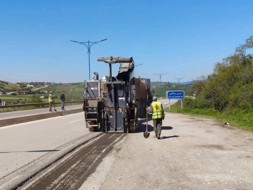 12-6 مشاريع الطرقات تتسارع عبر ولايات الجزائر