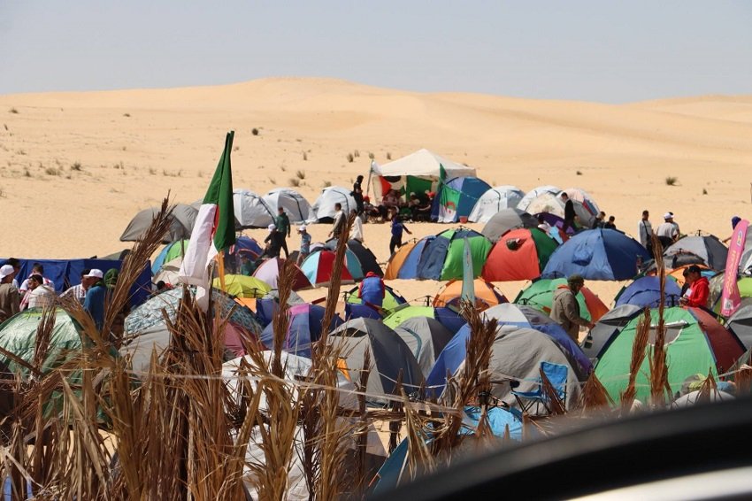 bbb-1 انطلاق التخييم المغاربي للشباب في أجواء وطنية مميزة