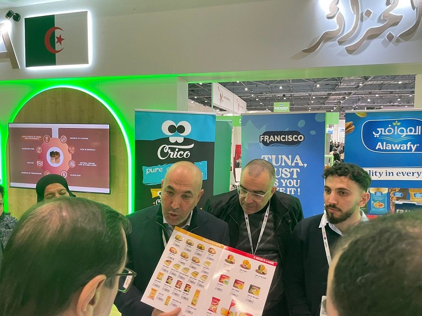 ff الجزائر تتألق في الصالون الدولي للصناعات الغذائية والمشروبات بلندن 2026 وتحقق صفقات تصديرية