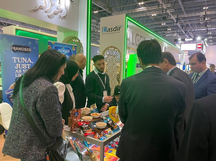 ffff الجزائر تتألق في الصالون الدولي للصناعات الغذائية والمشروبات بلندن 2026 وتحقق صفقات تصديرية