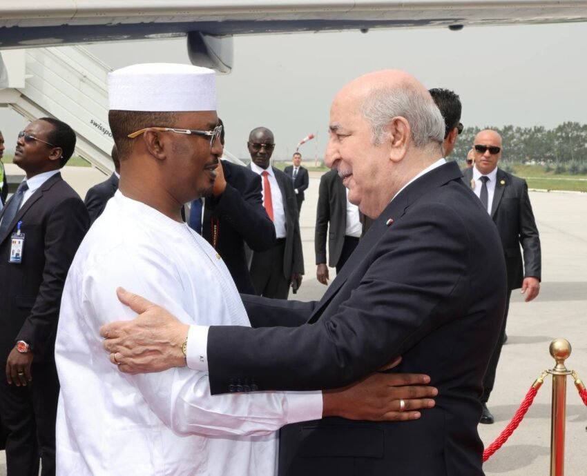 الرئيسين-e1776890385829 تفاصيل زيارة رئيس تشاد إلى الجزائر ونتائج اللقاءات الثنائية بين الحكومتين