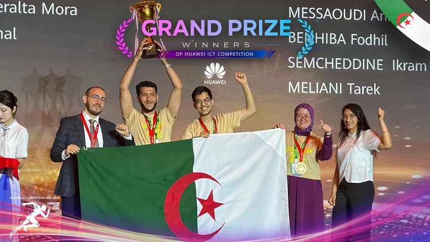 7-3 الجزائر تتوج بثلاث جوائز كبرى في Huawei ICT Competition
