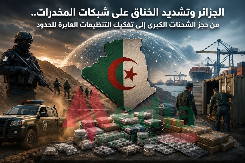 مكافحة المخدرات في الجزائر