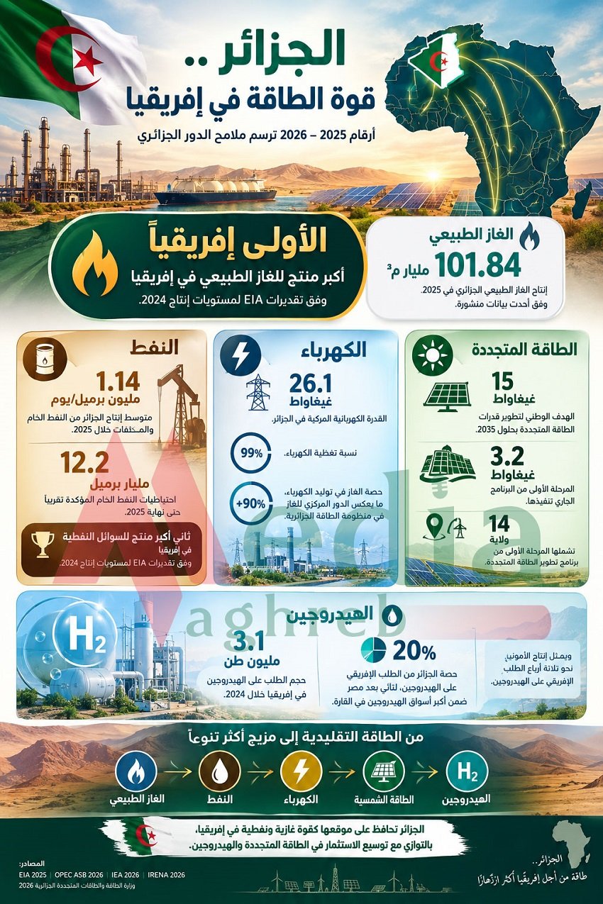 الطاقة الجزائرية في إفريقيا