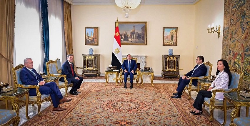 السيسي ومدير CIA