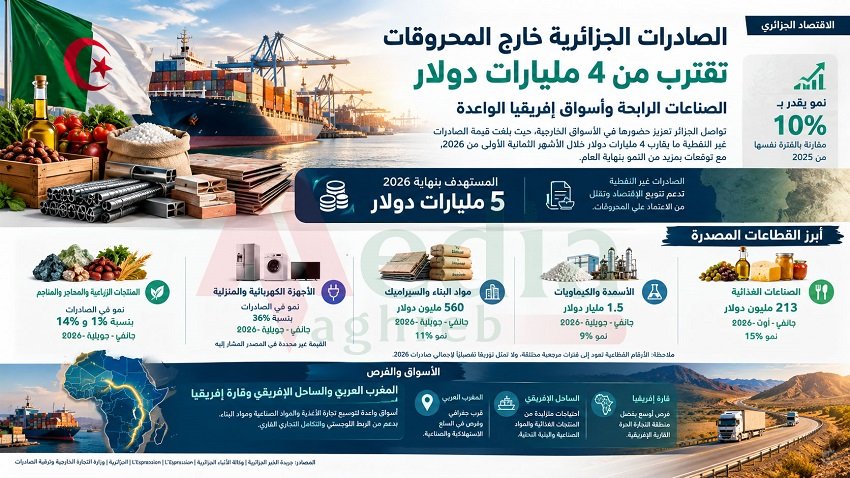 الصادرات الجزائرية