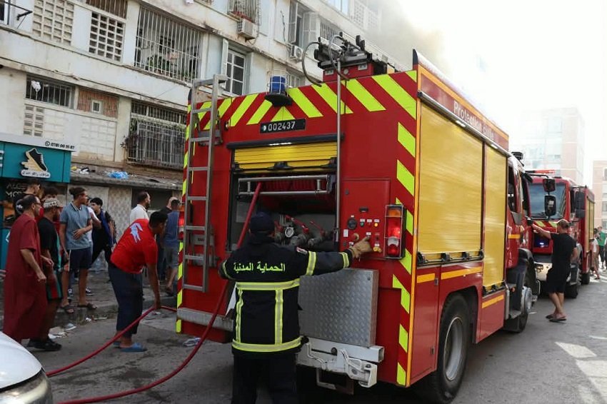 حريق باش جراح